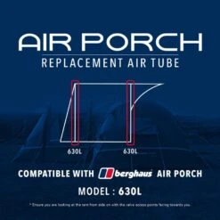 Air Porch Replacement Air Tube 630L -Vango Store go 215202 z