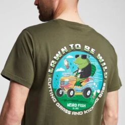 Men’s Lawn To Be Wild Organic T-Shirt -Vango Store go 521410 e