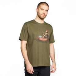 Men's Fishing Bear T-Shirt -Vango Store go 534330 z