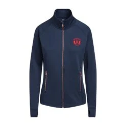 Women’s Zip Fleece In Dark Blue -Vango Store go 600885 u