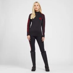 Women’s Long Sleeve Base Layer In Black 10 Women’s Long Sleeve Base Layer In Black -Vango Store go 600889 c
